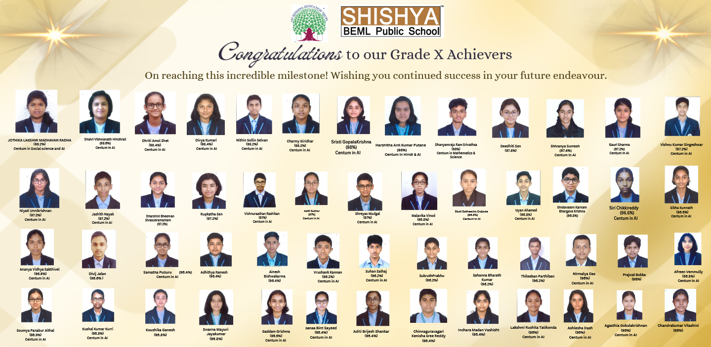 Results Grade X 2024-25